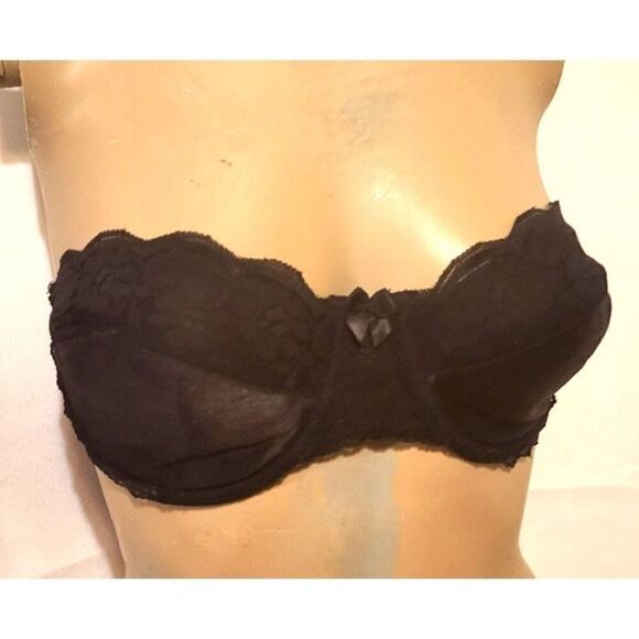 Sears Vintage Strapless Bra Nylon Sz 36C - Picture 1 of 5
